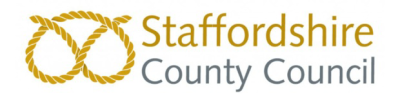 Staffs County Council Logo - Connec2 Corporate Training